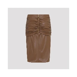 ECO LEATHER SKIRT