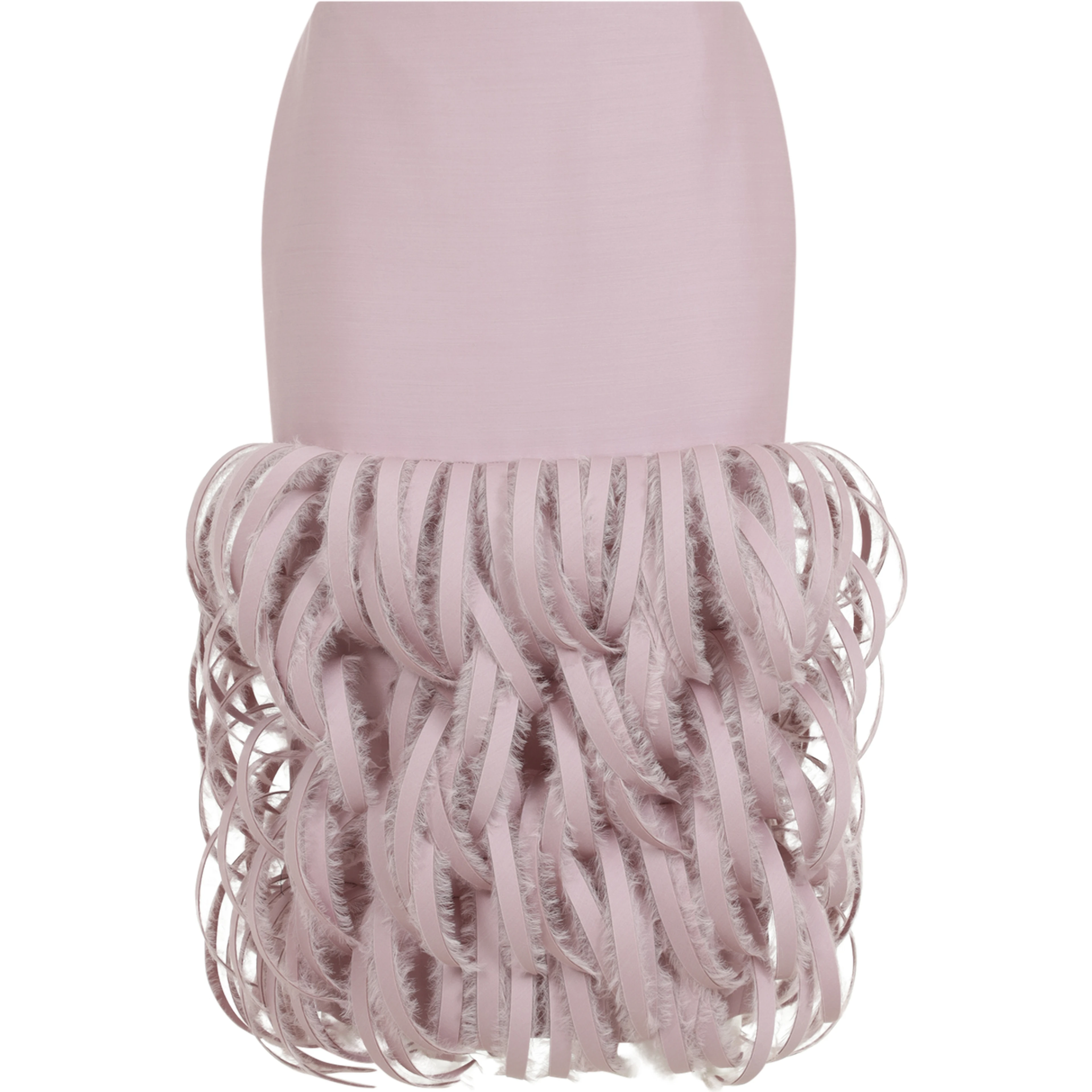 Balenciaga Fluffy Feather Pencil Skirt