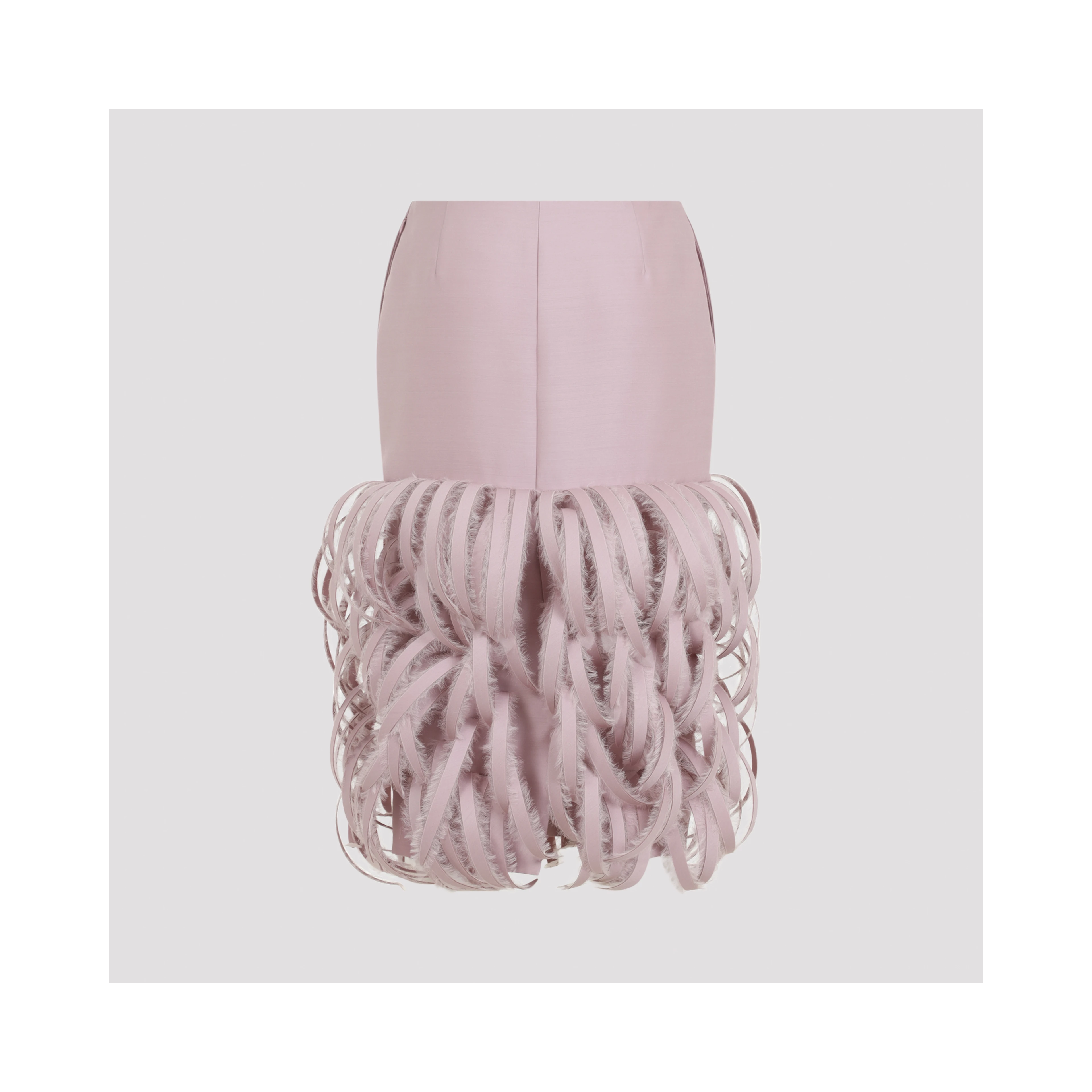 Balenciaga Fluffy Feather Pencil Skirt