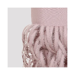 Balenciaga Fluffy Feather Pencil Skirt