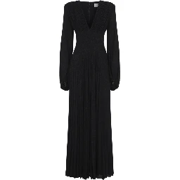 Elisabetta Franchi Long Jersey Lurex Dress