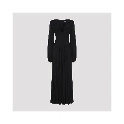 Elisabetta Franchi Long Jersey Lurex Dress