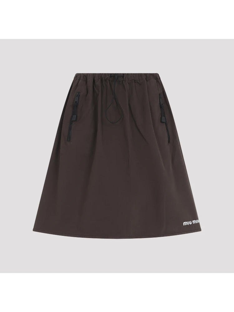 Miu Miu Cotton Skirt