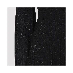 Elisabetta Franchi Long Jersey Lurex Dress