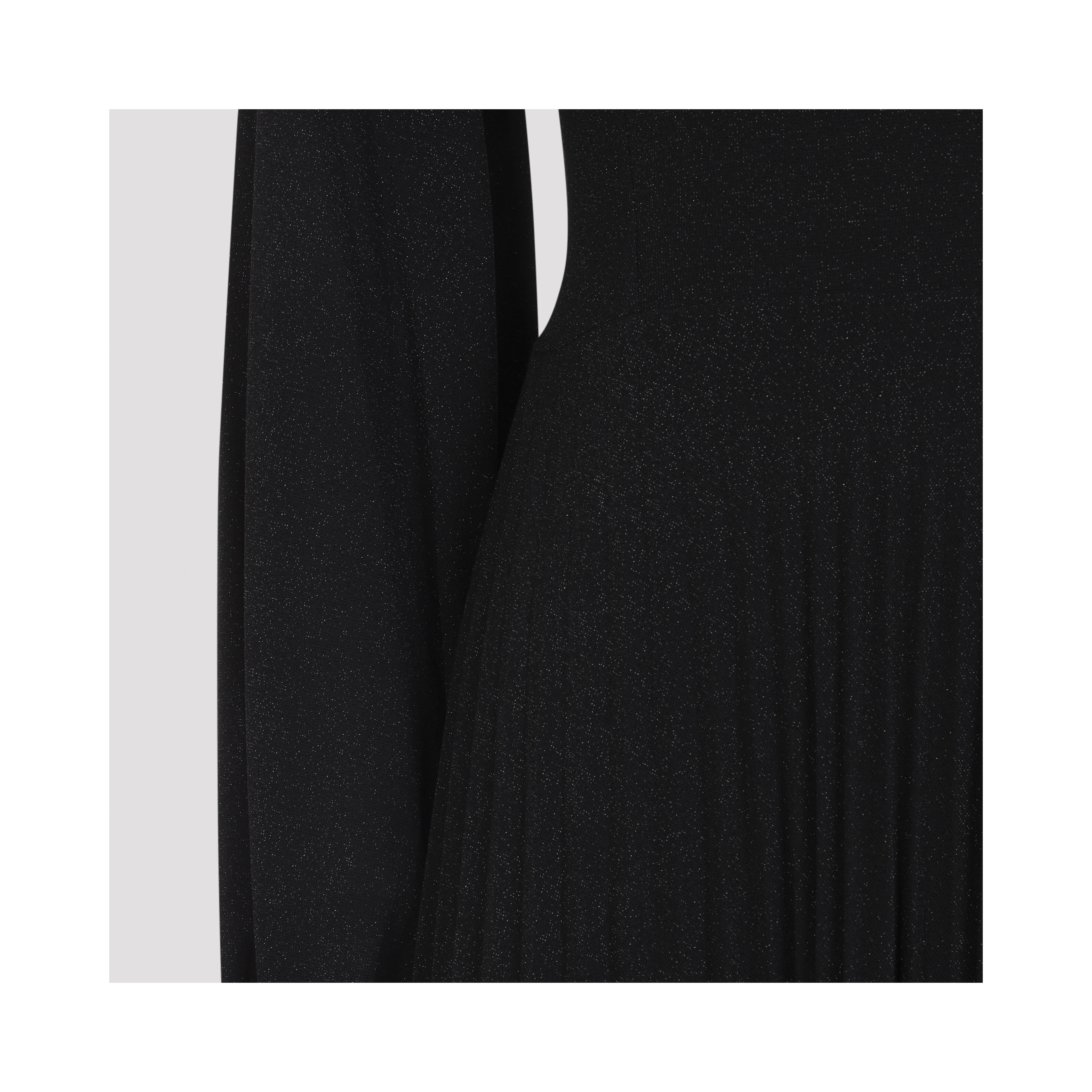 Elisabetta Franchi Long Jersey Lurex Dress