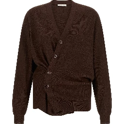 Bordeaux Wool Cardigan