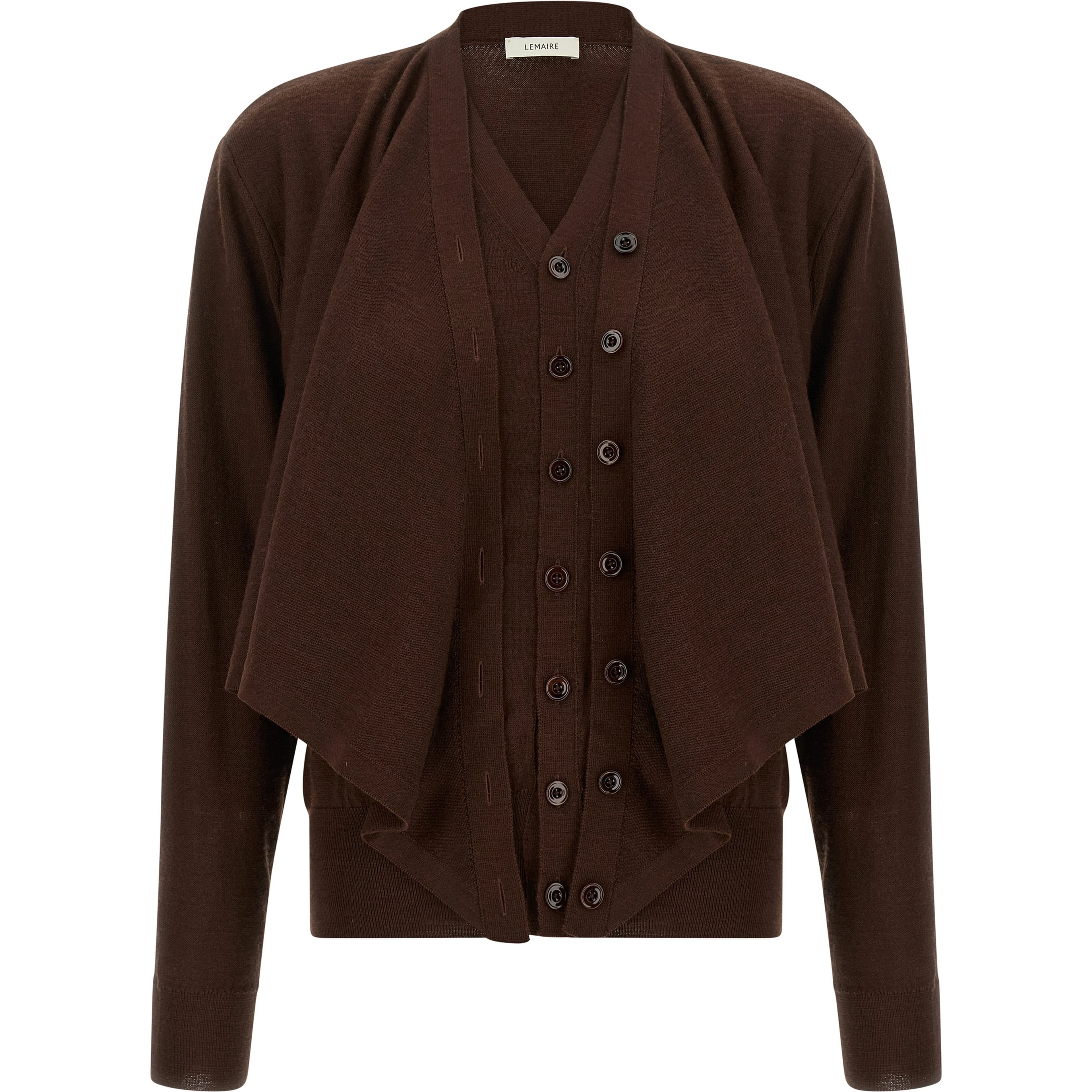 Bordeaux Wool Cardigan