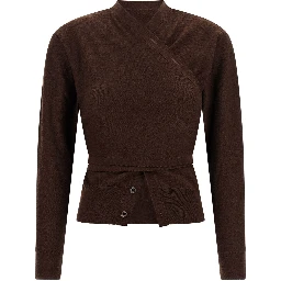 Bordeaux Wool Cardigan
