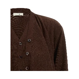 Bordeaux Wool Cardigan