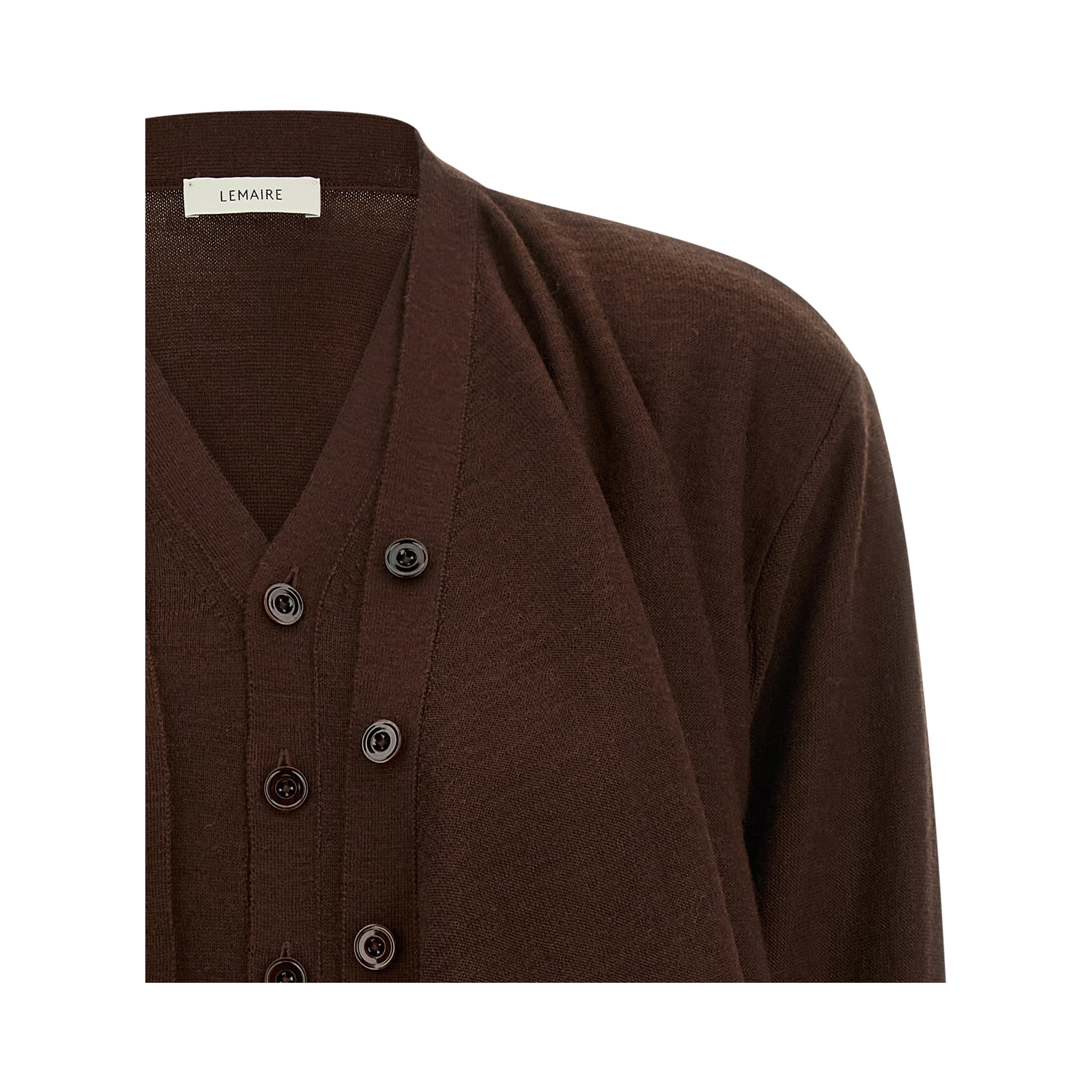 Bordeaux Wool Cardigan