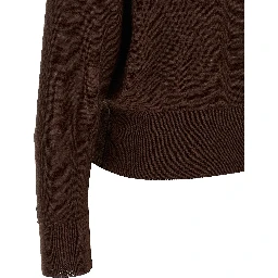 Bordeaux Wool Cardigan