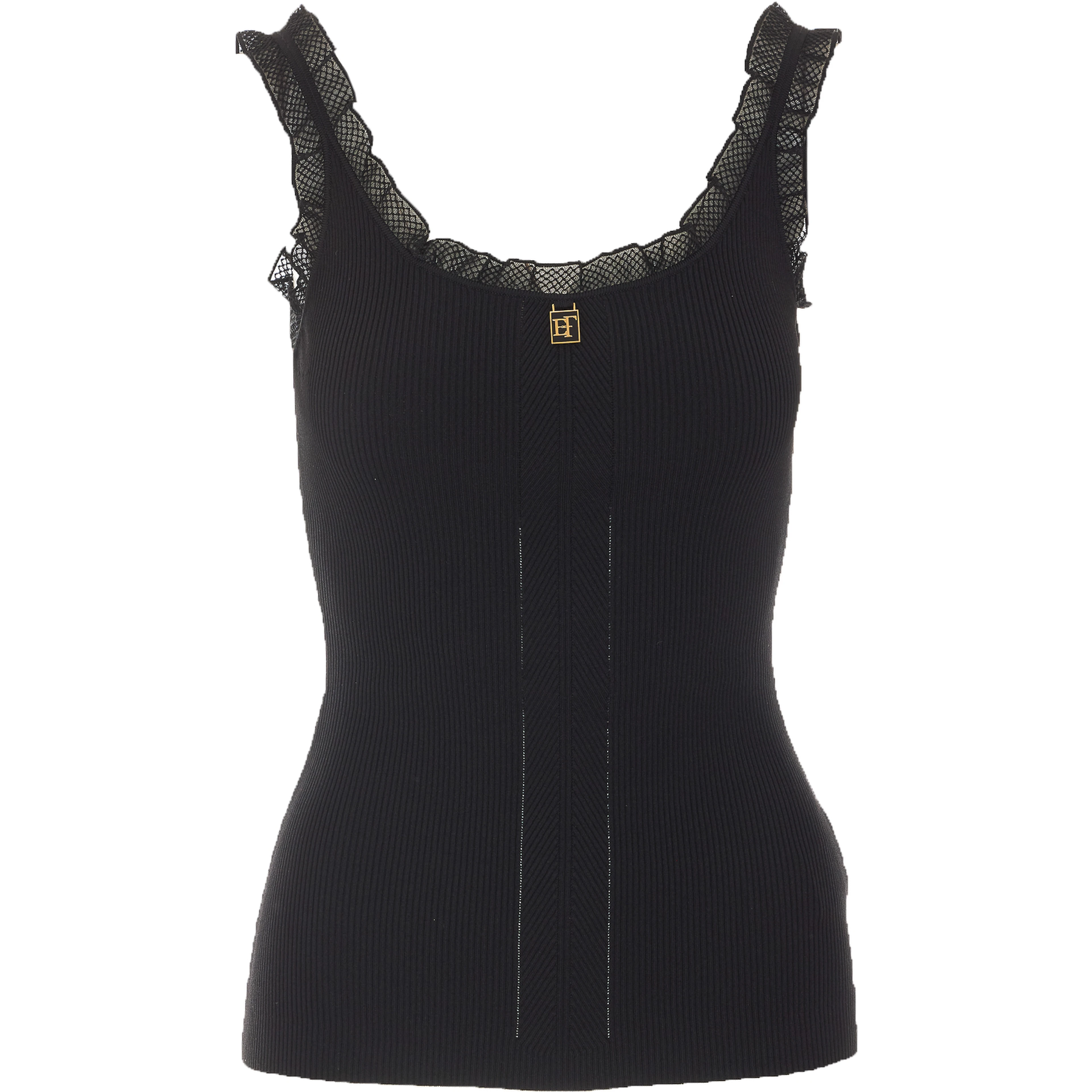 Elisabetta Franchi Top Black