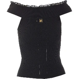 Elisabetta Franchi Top Black
