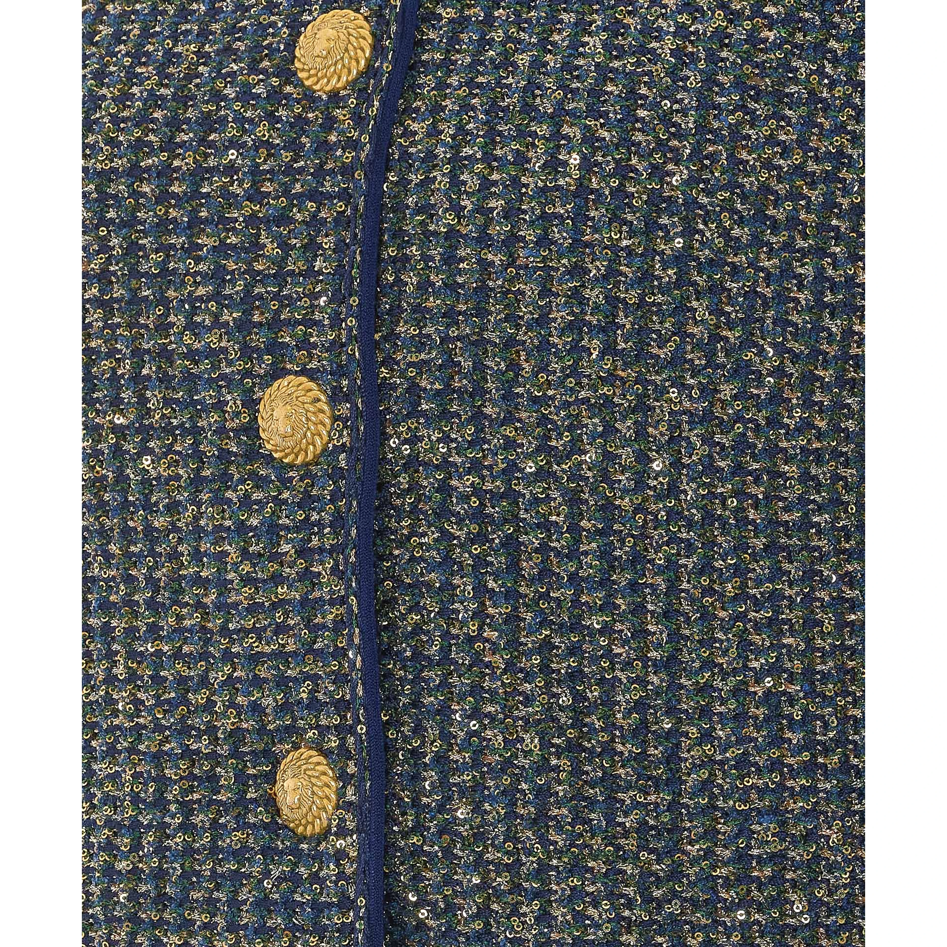 Balmain Sweaters Blue