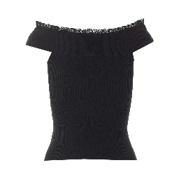 Elisabetta Franchi Top Black