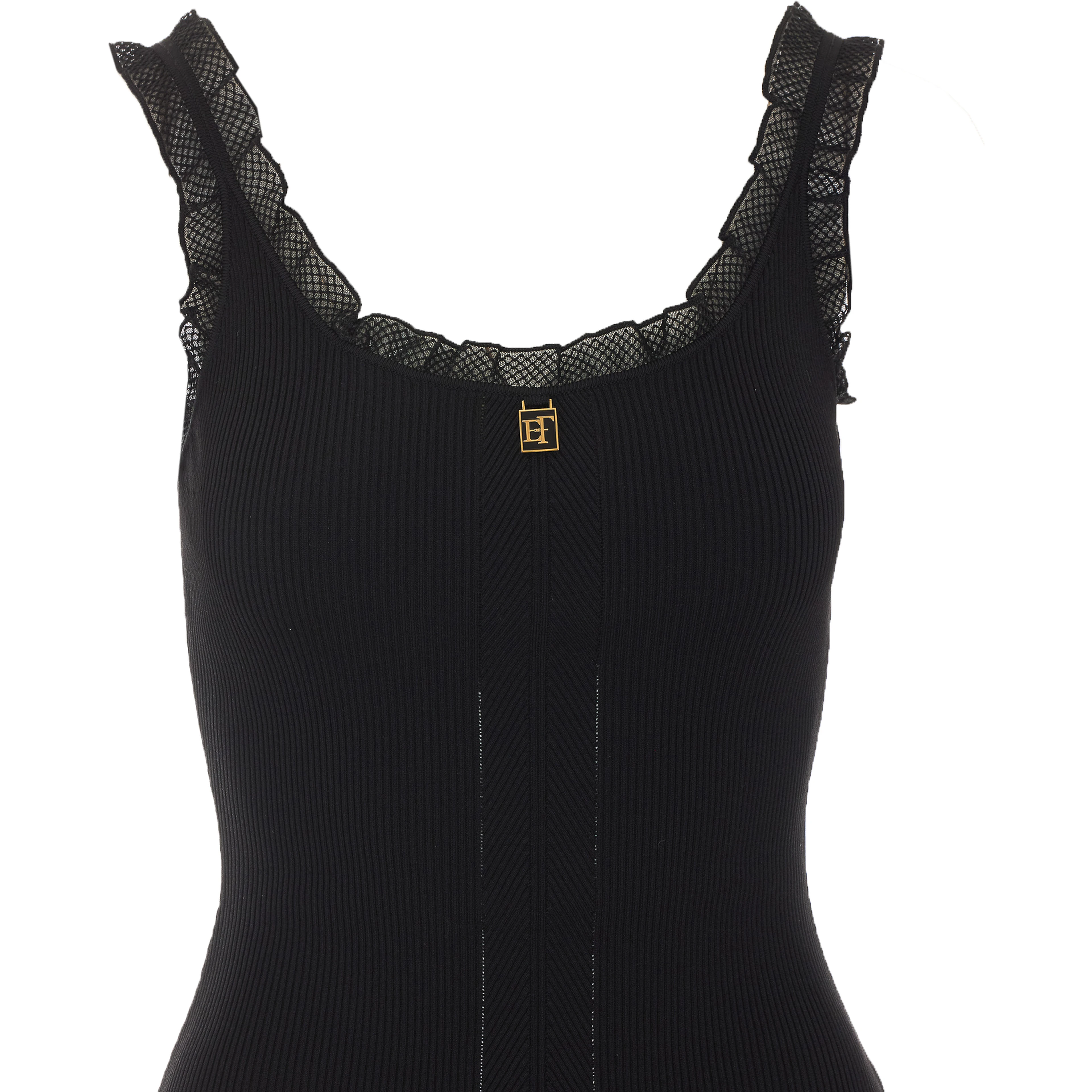 Elisabetta Franchi Top Black