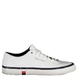 White Polyester Sneaker