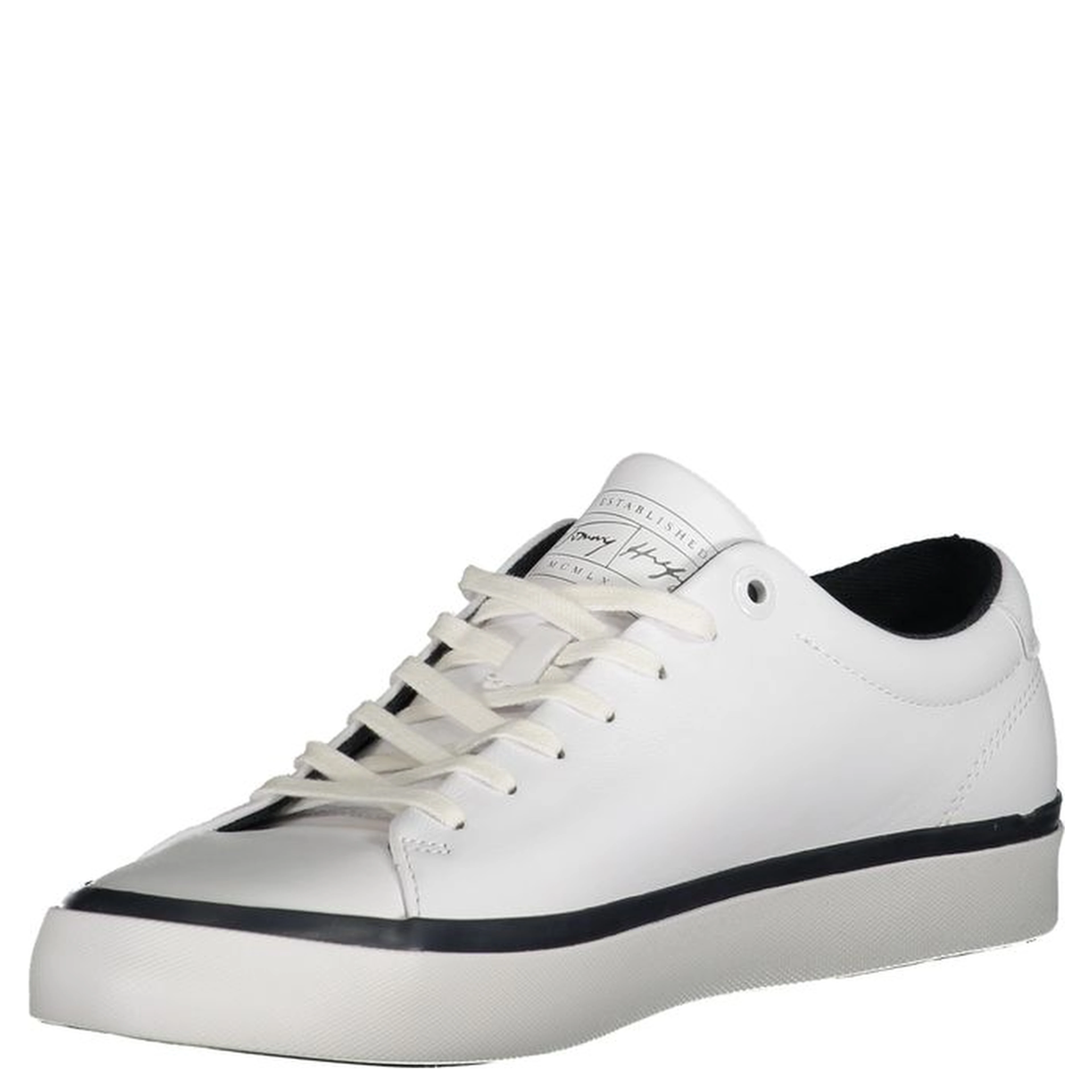 White Polyester Sneaker