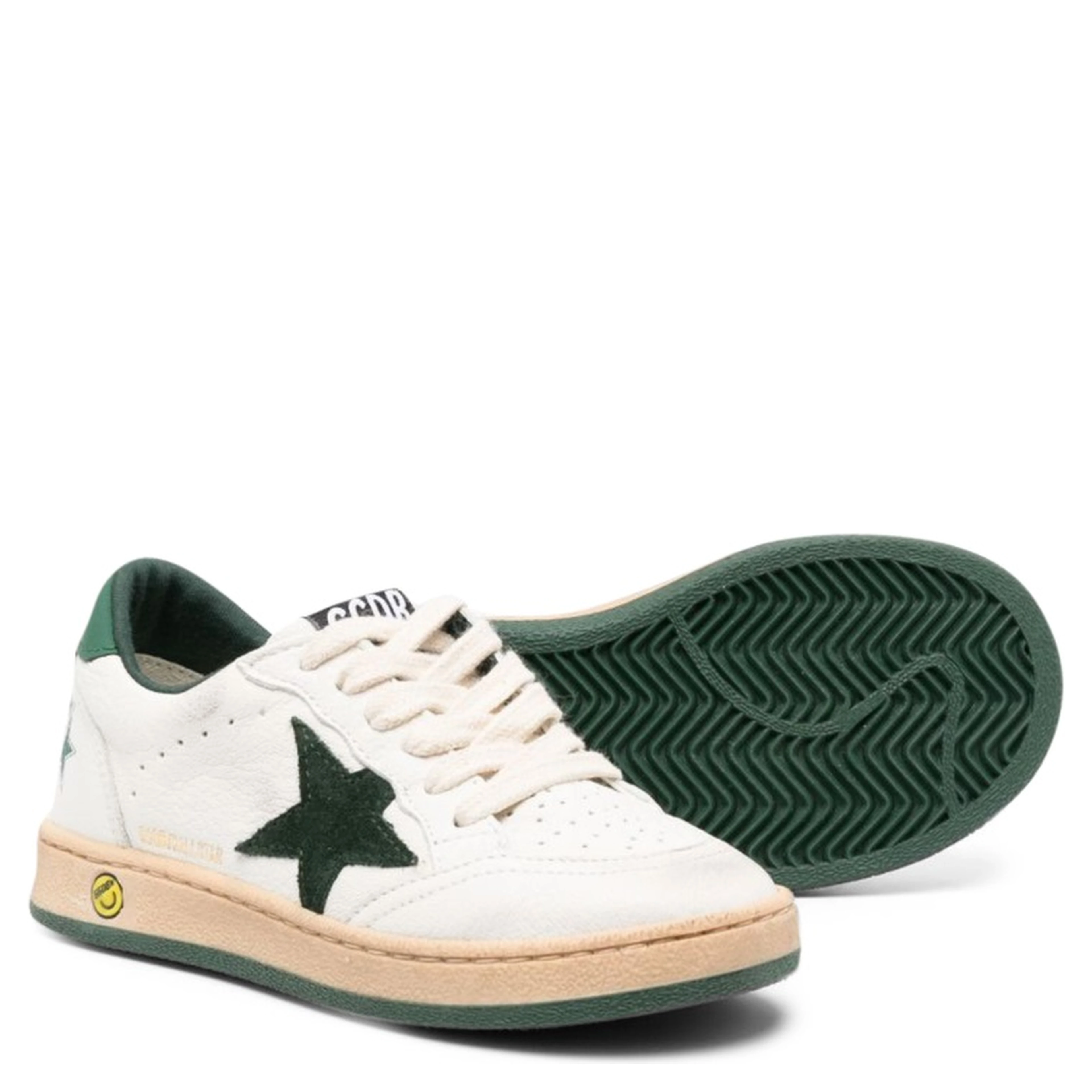SCARPE IN PELLE SCAMOSCIATE CON STELLA