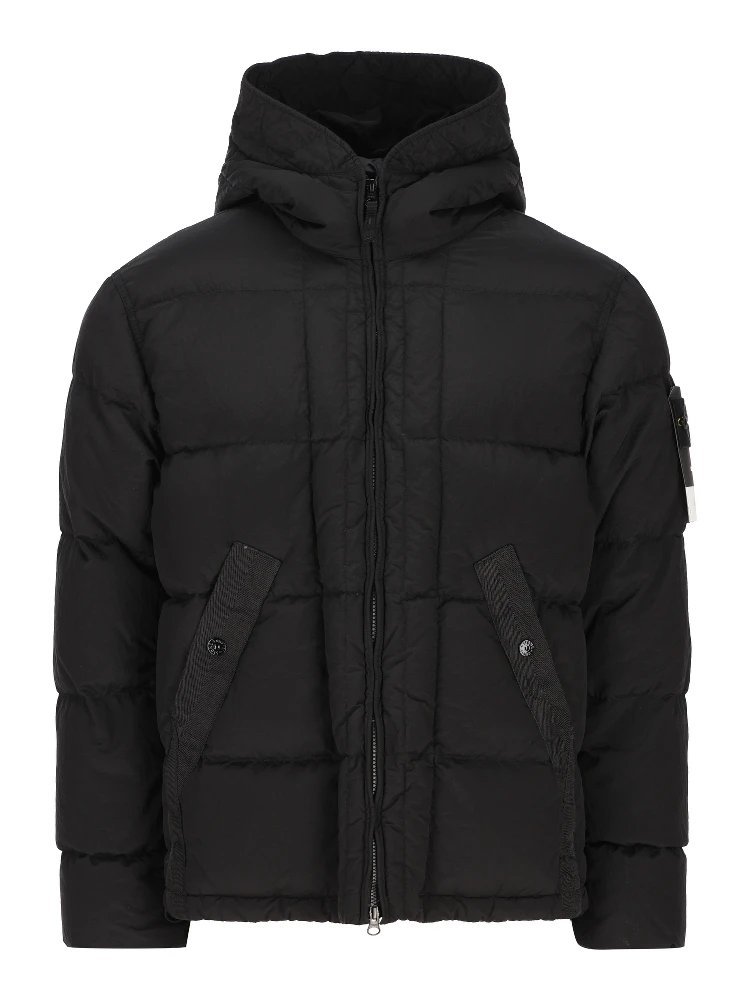 STONE ISLAND Coats Black