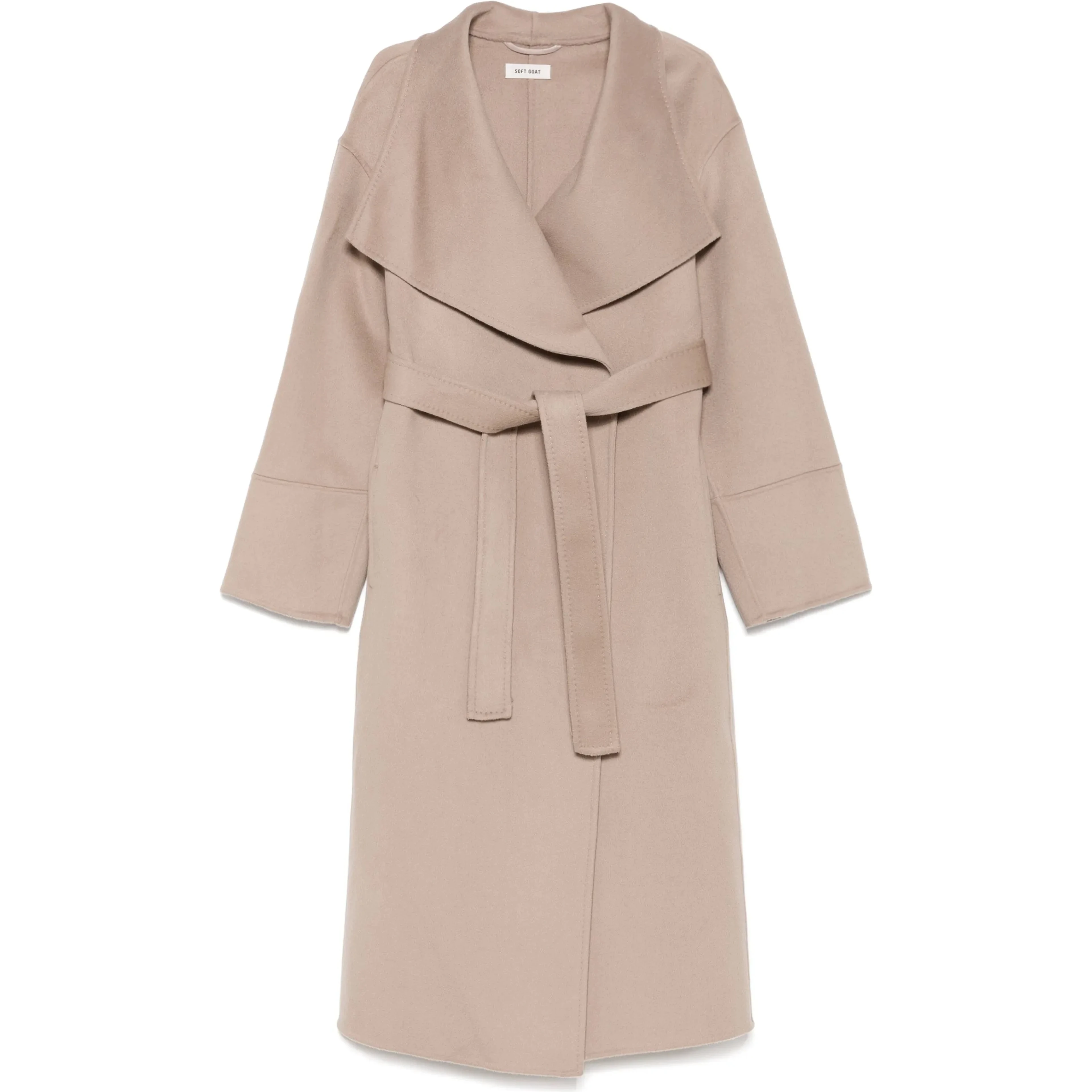 SOFT GOAT Coats Dark sand