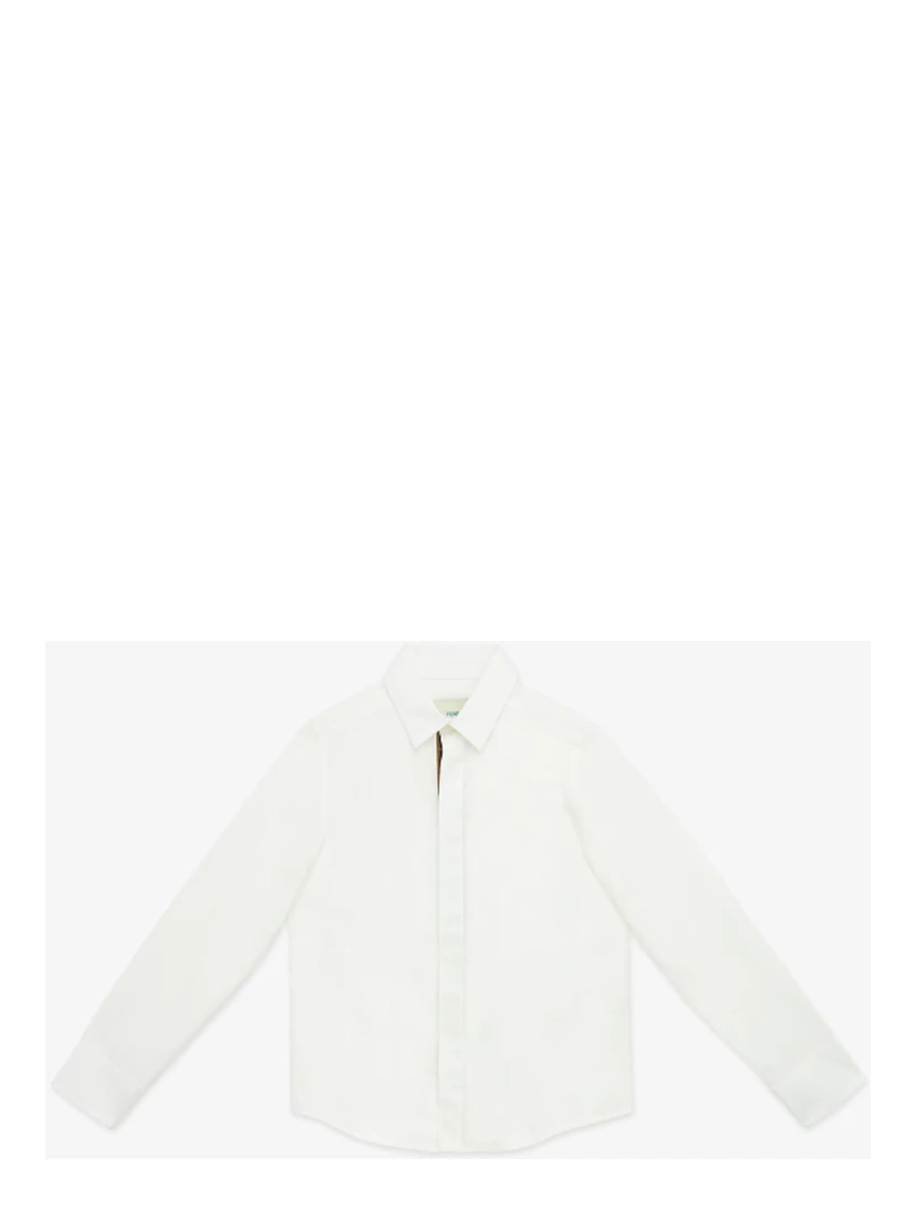 FENDI KIDS Shirts Chalk