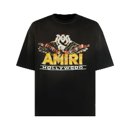 Amiri  T-shirts and Polos Black