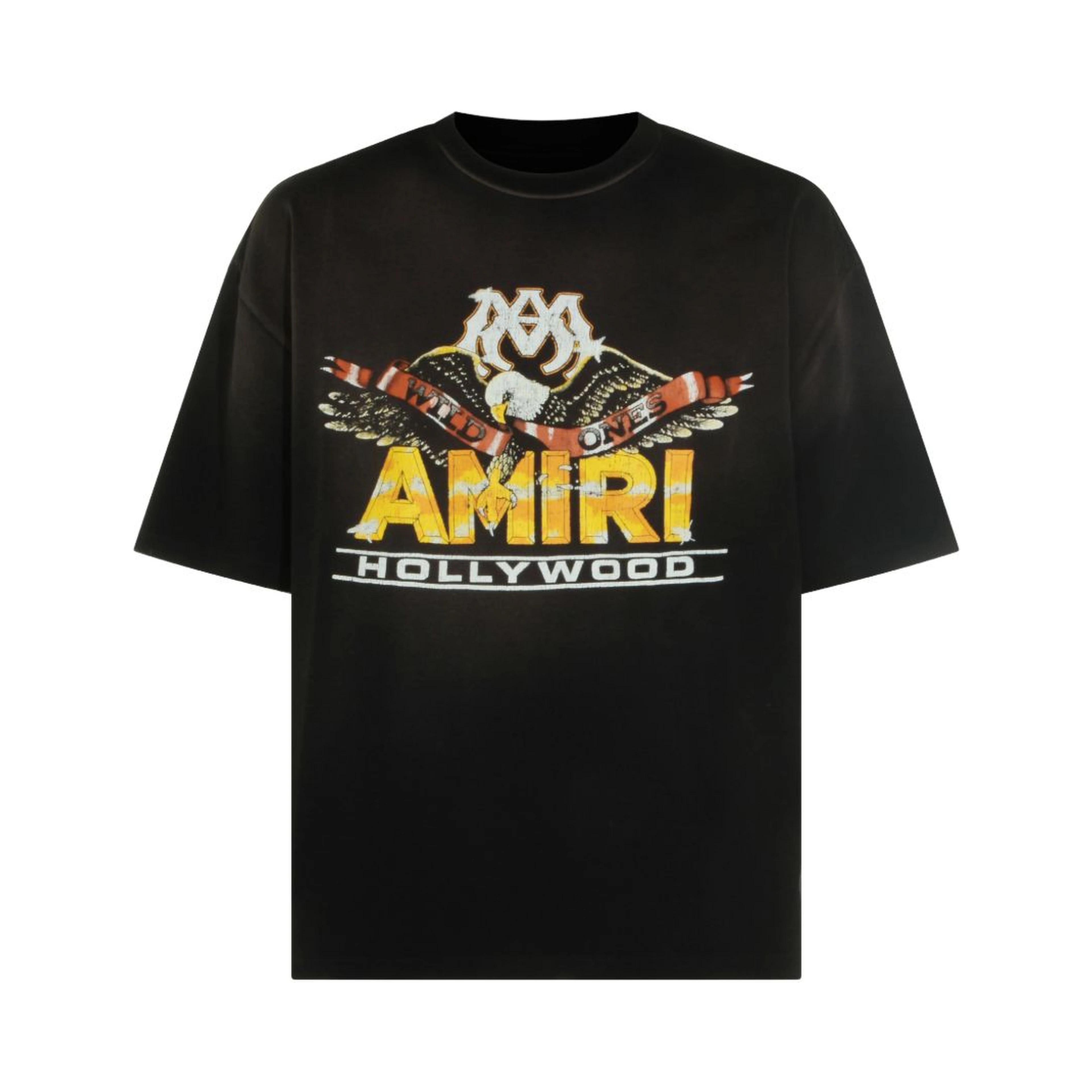 Amiri  T-shirts and Polos Black