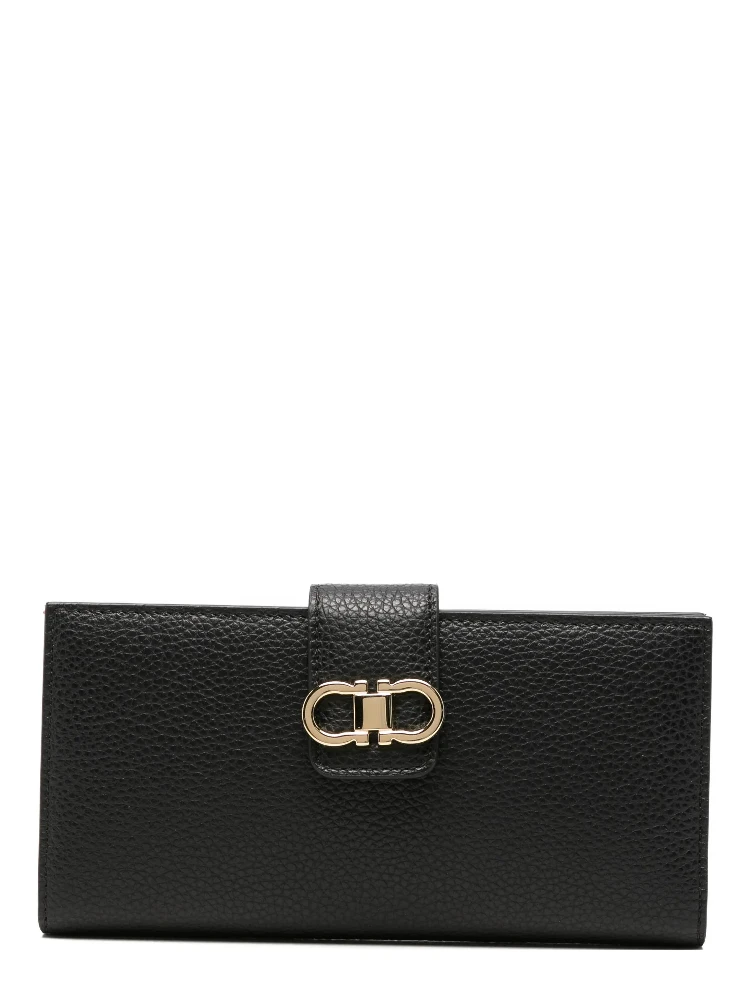 Ferragamo Wallets Black/red