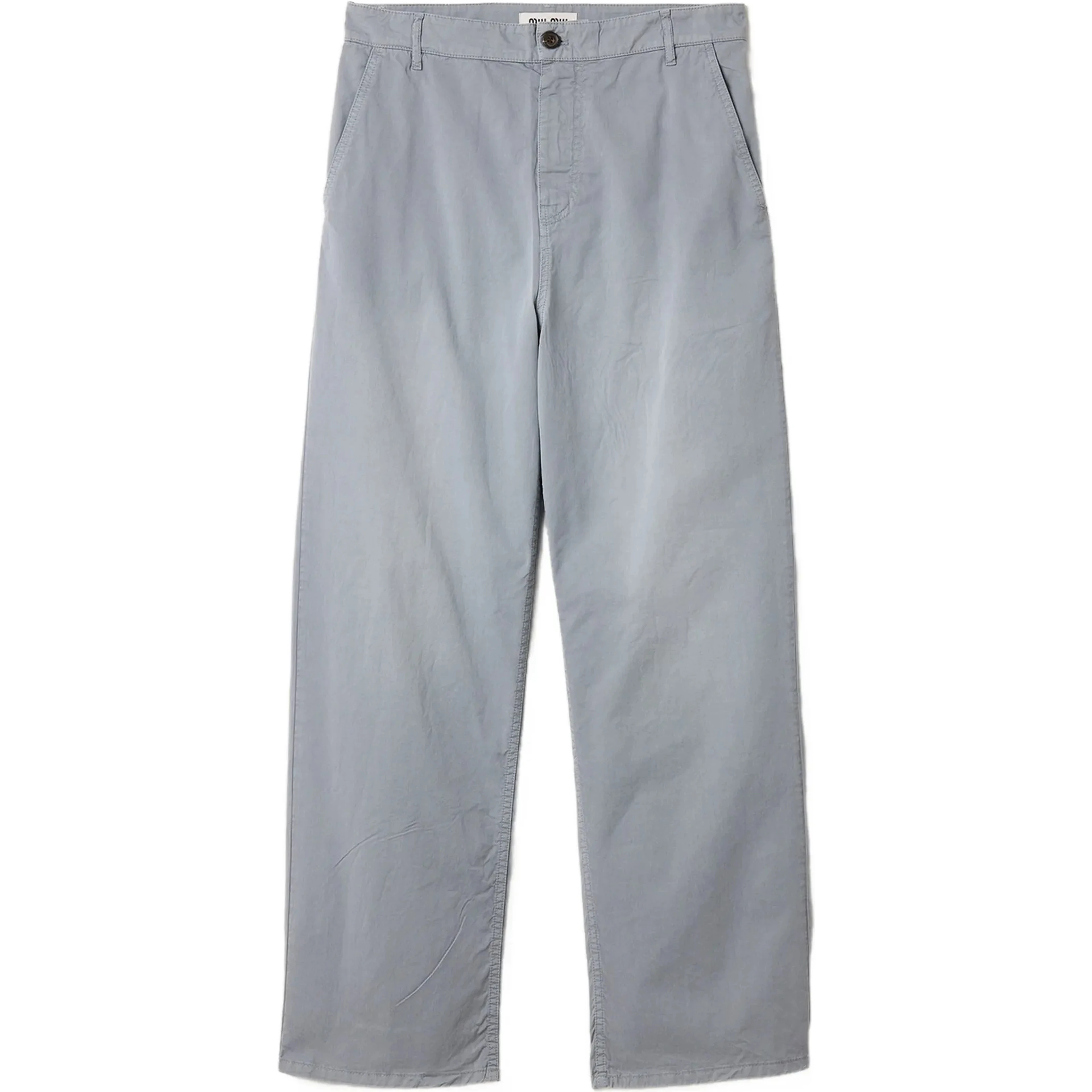 Miu Miu Trousers steel
