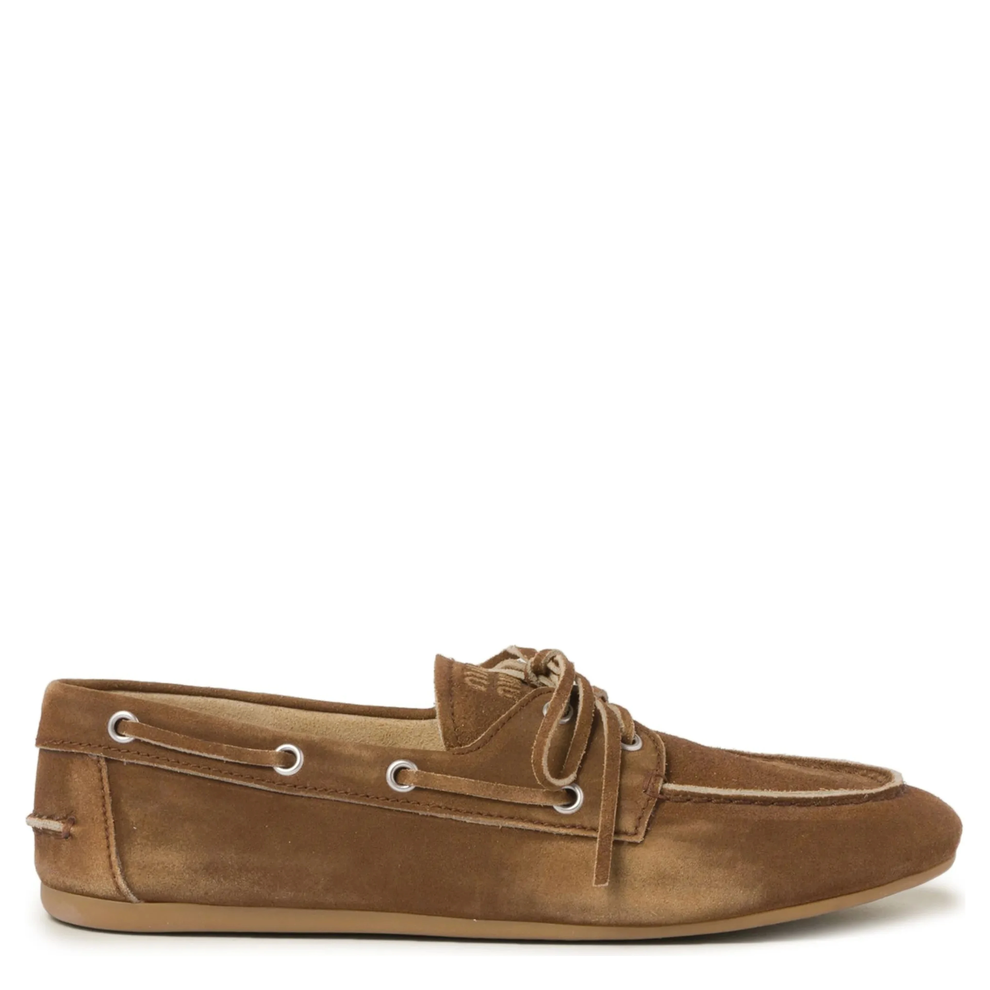 Miu Miu Flat shoes Cinnamon