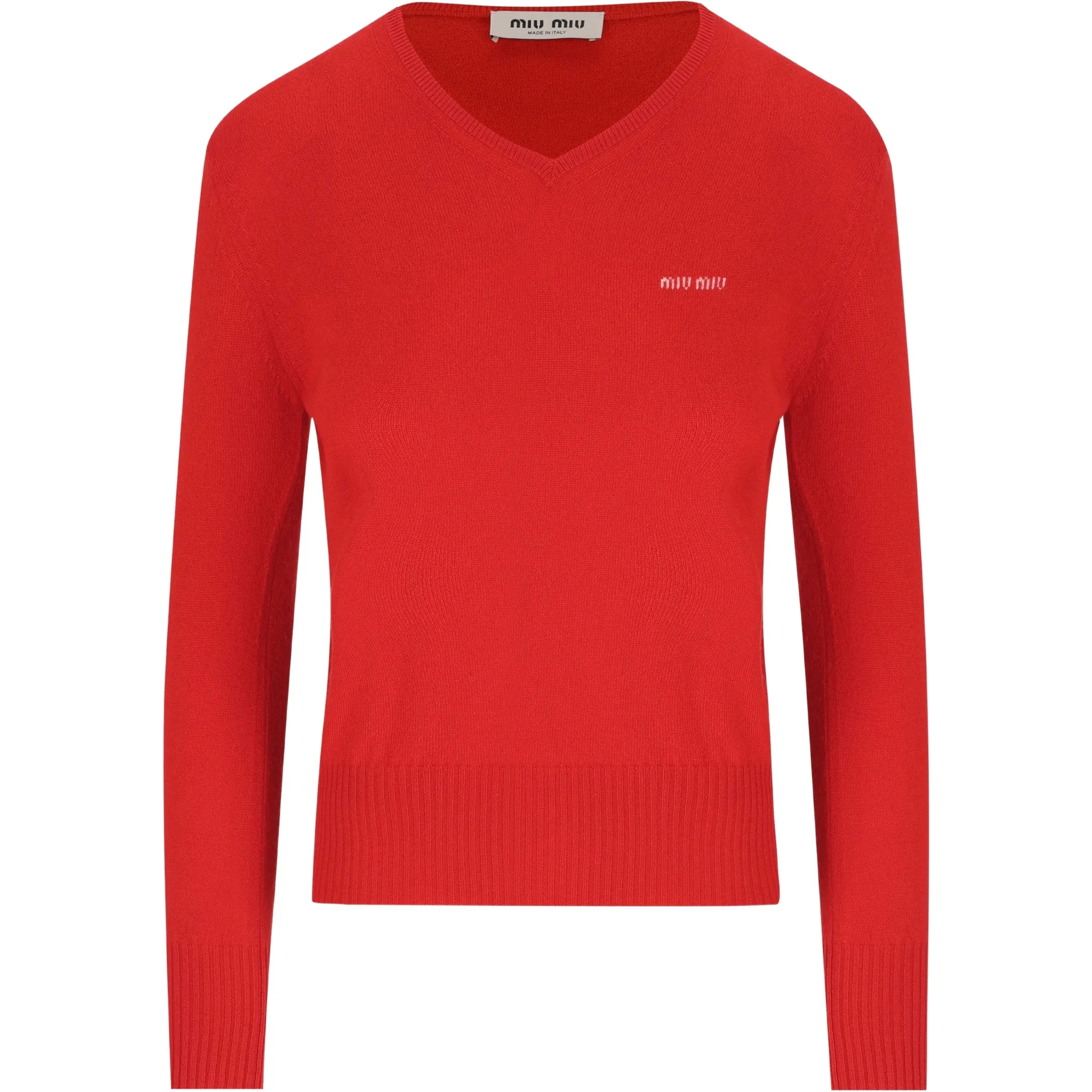 Miu Miu Sweaters Red