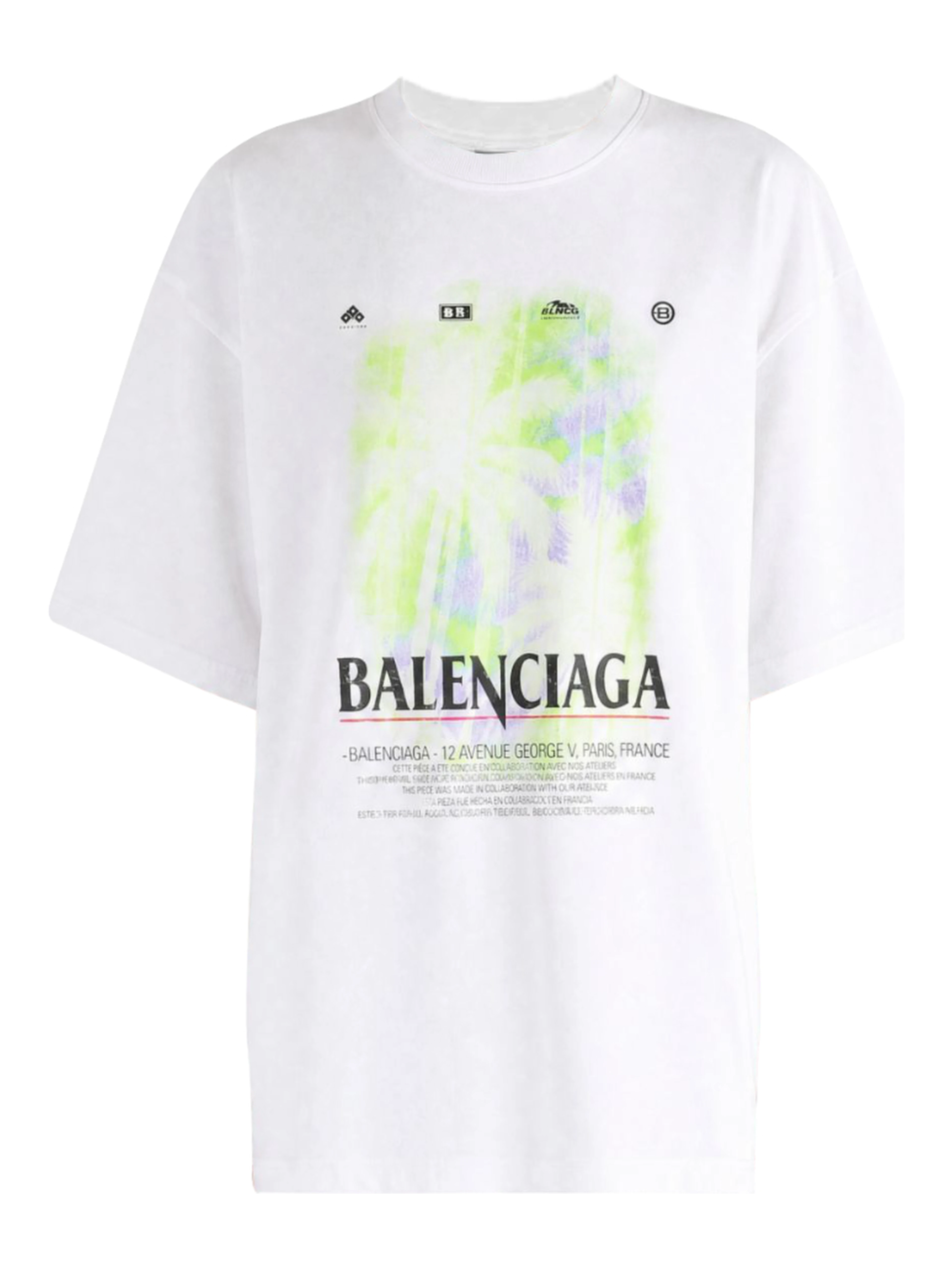 Balenciaga T-shirts and Polos White