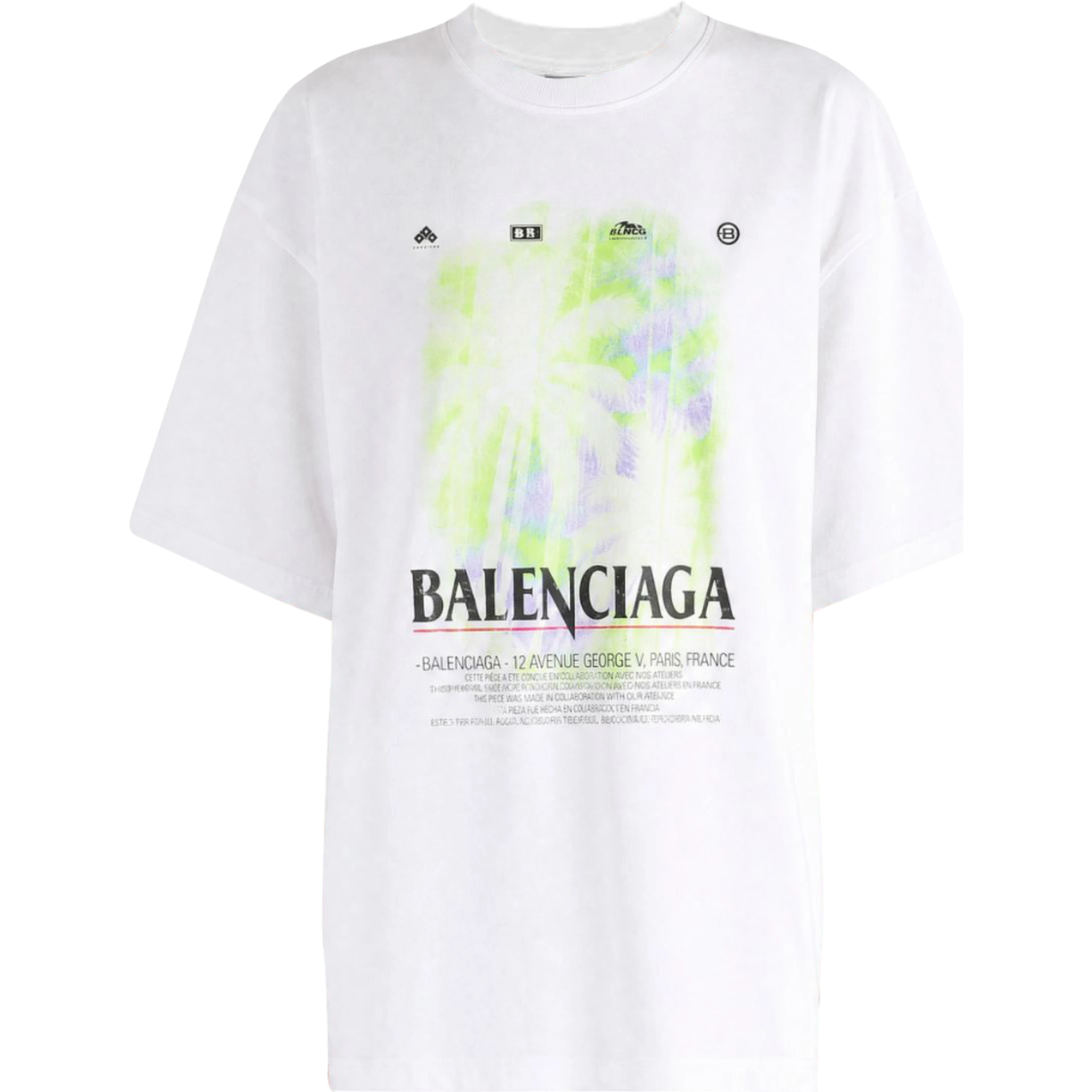 Balenciaga T-shirts and Polos White