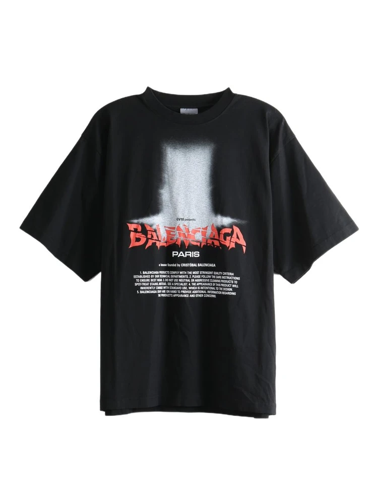 Balenciaga T-shirts and Polos Black