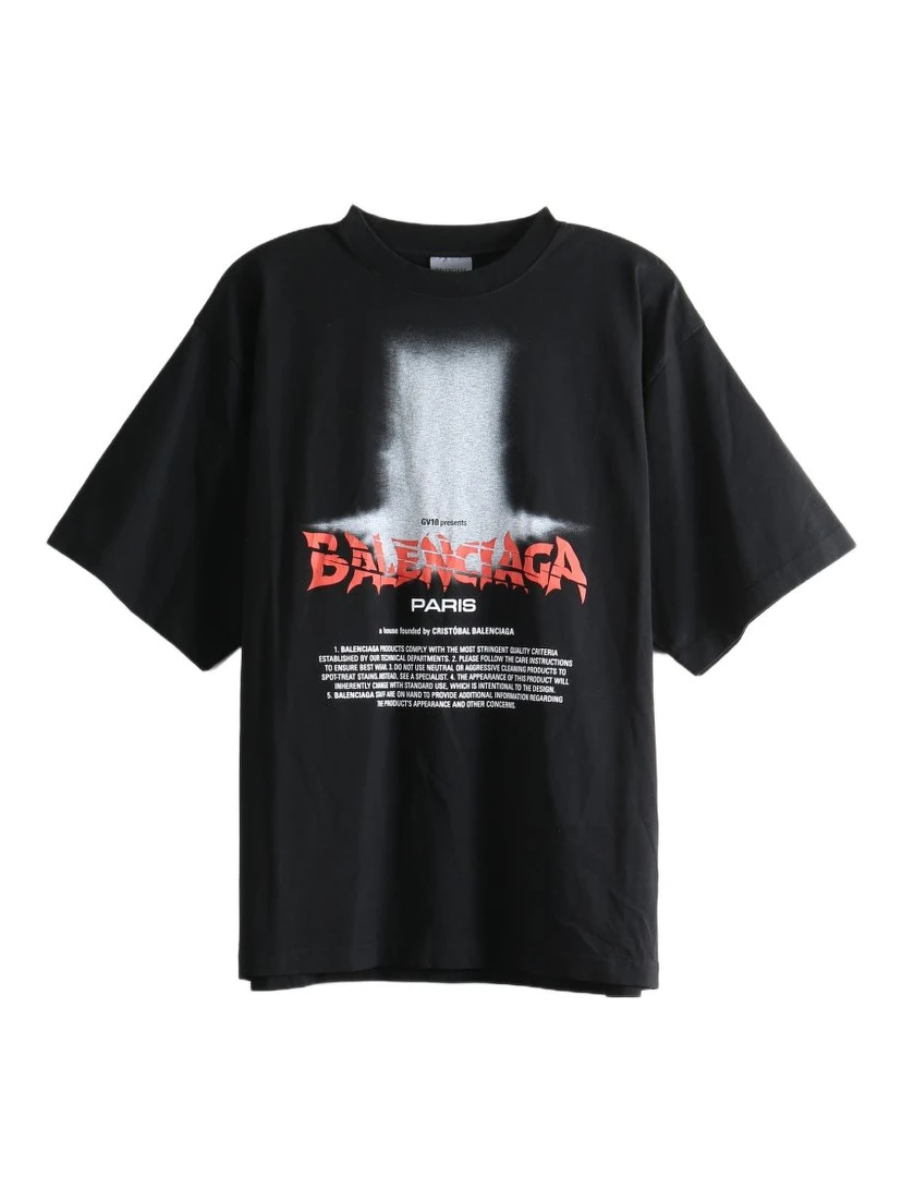 Balenciaga T-shirts and Polos Black