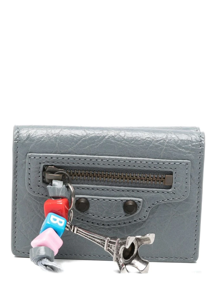 Balenciaga Wallets Blue grey