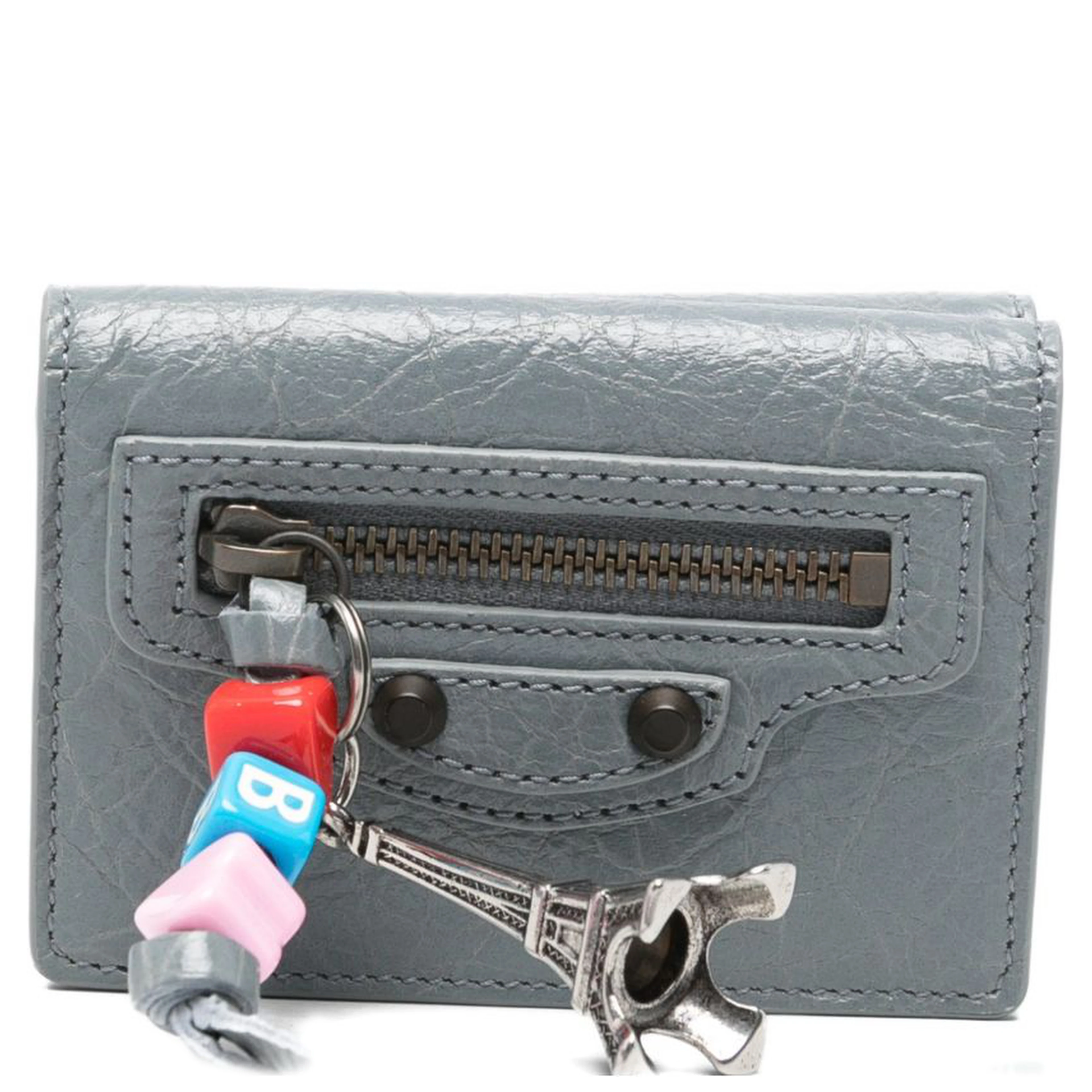 Balenciaga Wallets Blue grey