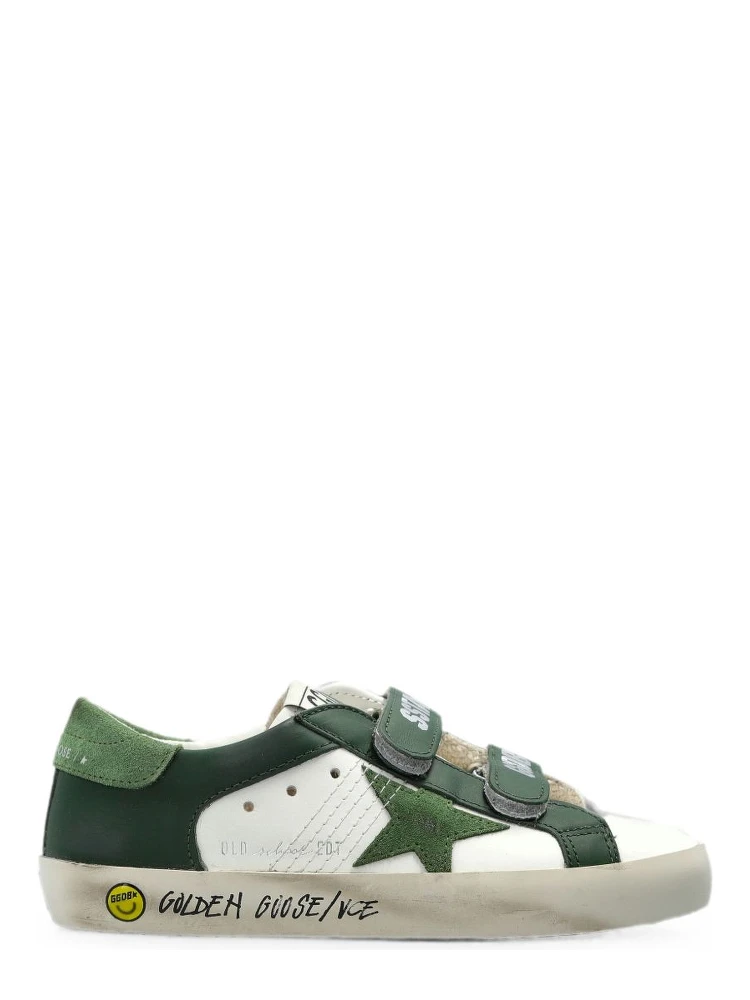 Golden Goose Kids Sneakers White/ Green