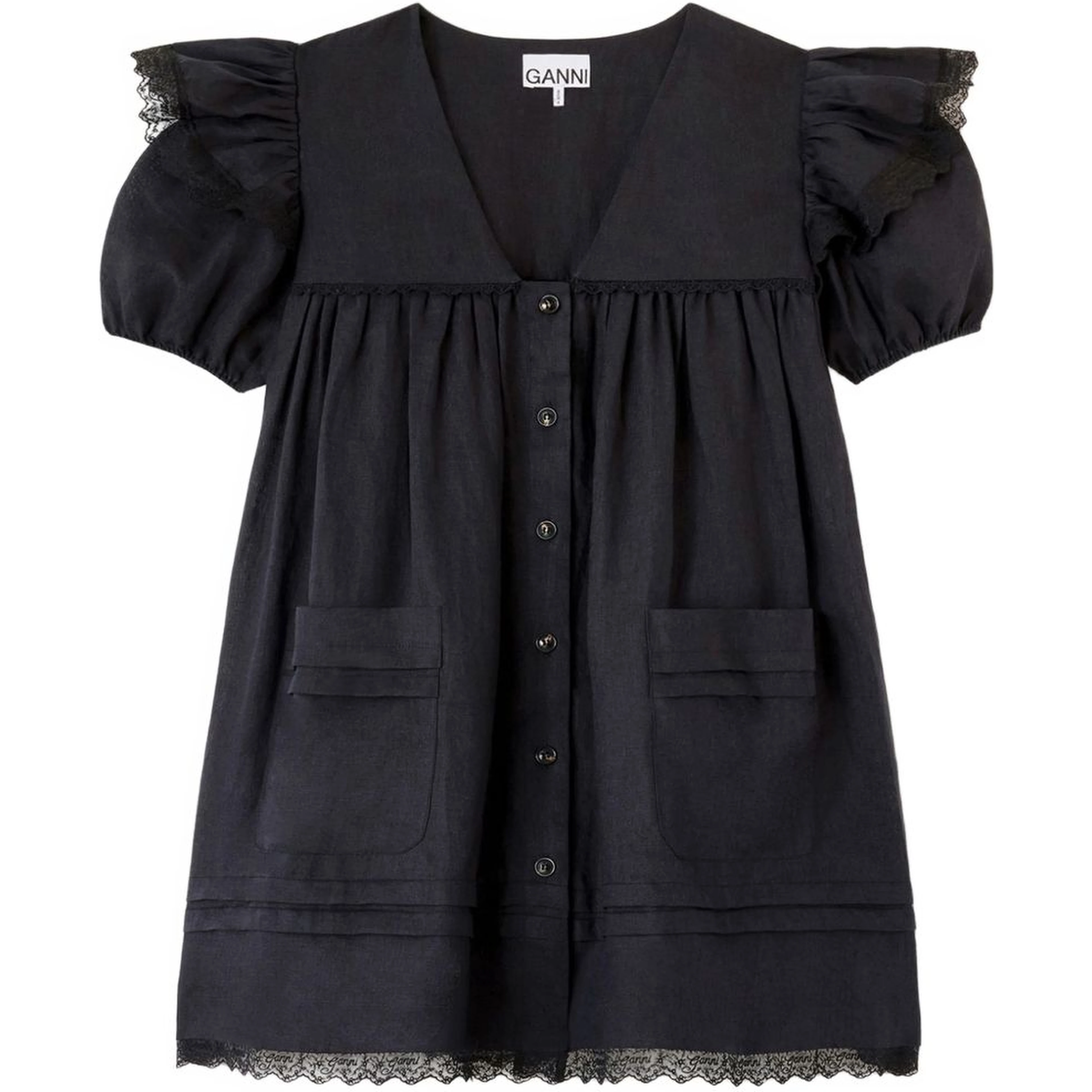GANNI Dresses Black