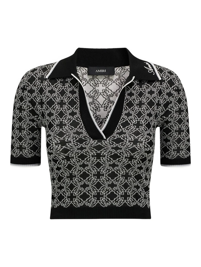Amiri  T-shirts and Polos Black