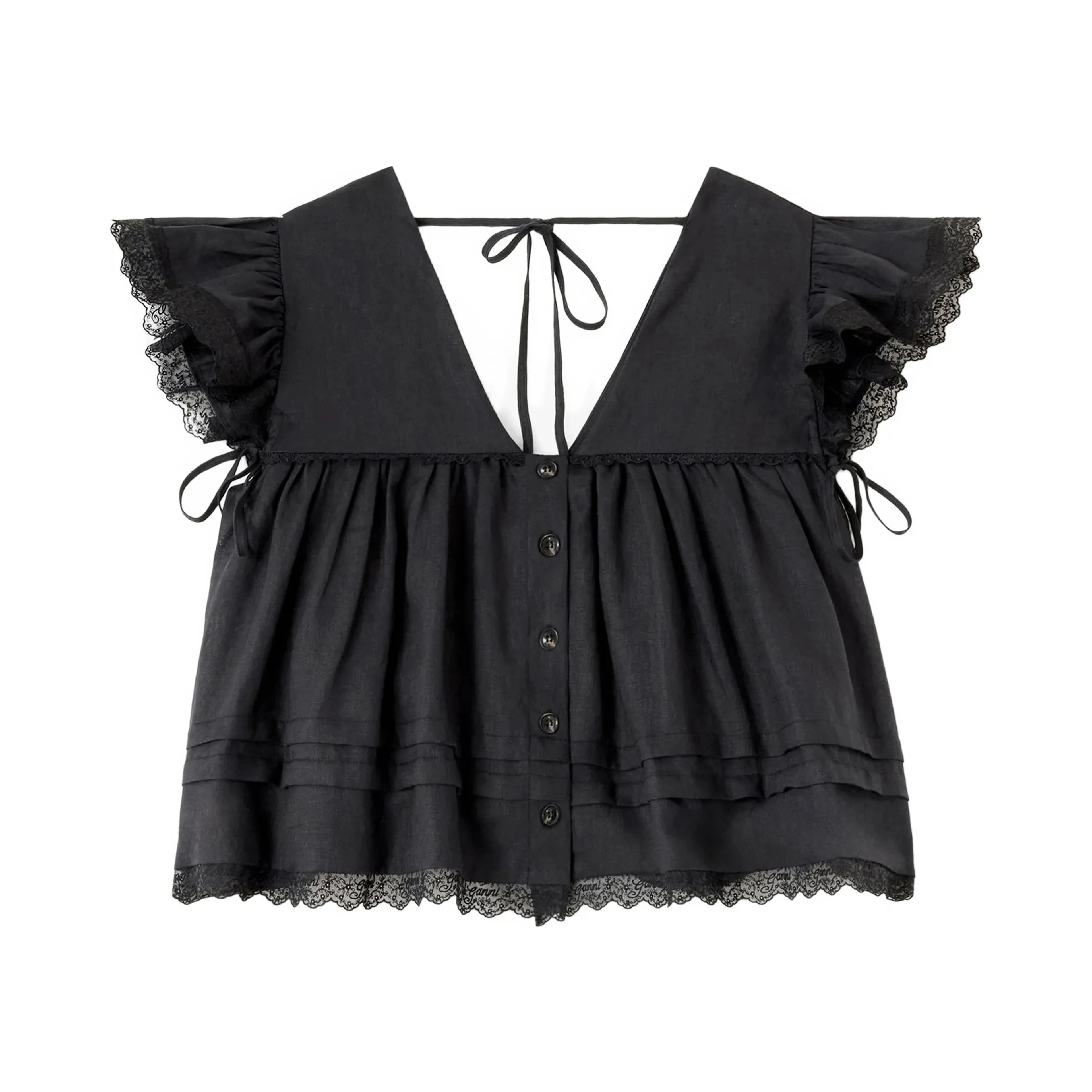 GANNI Top Black
