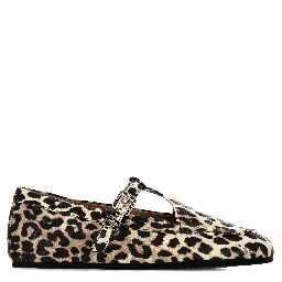 GANNI Flat shoes Almond milk