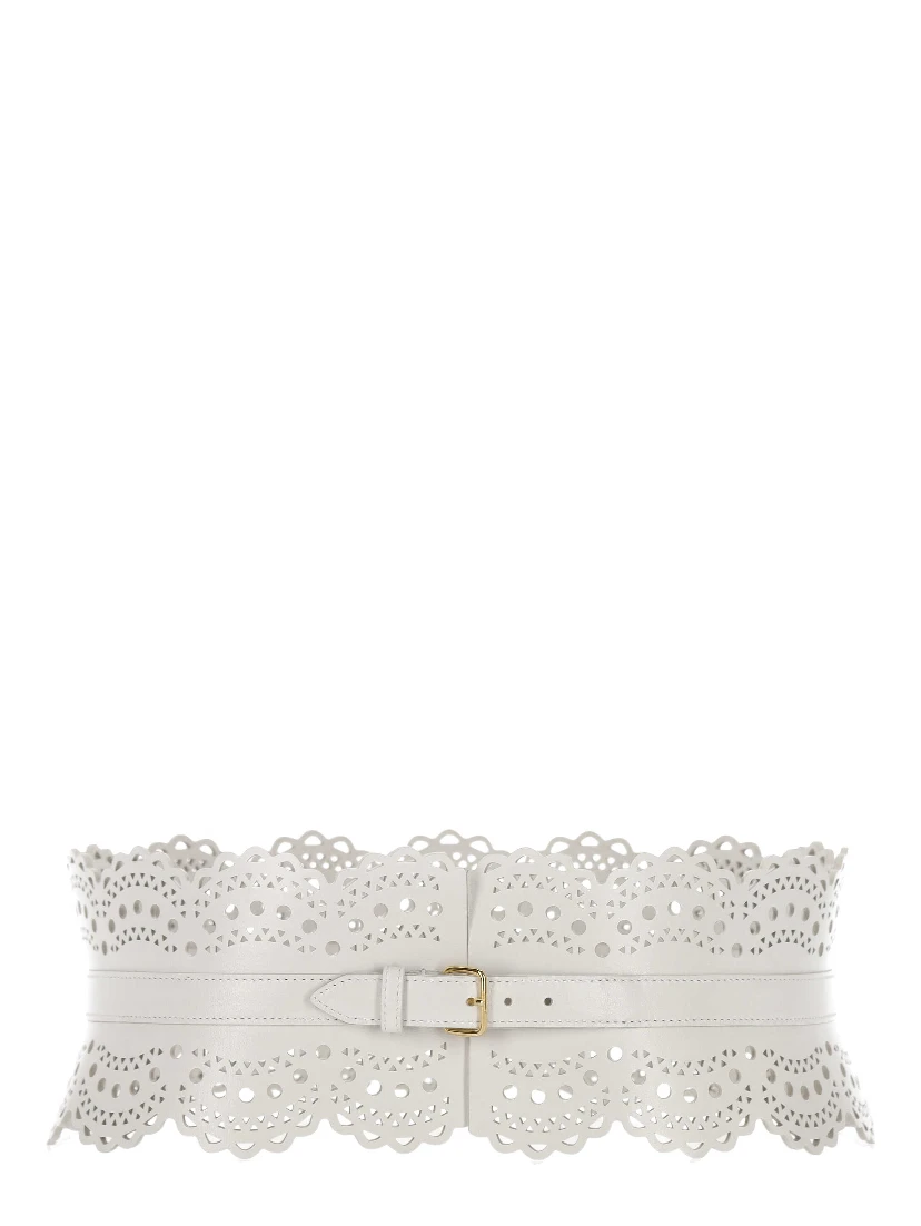 Alaia Belts White/ Casse