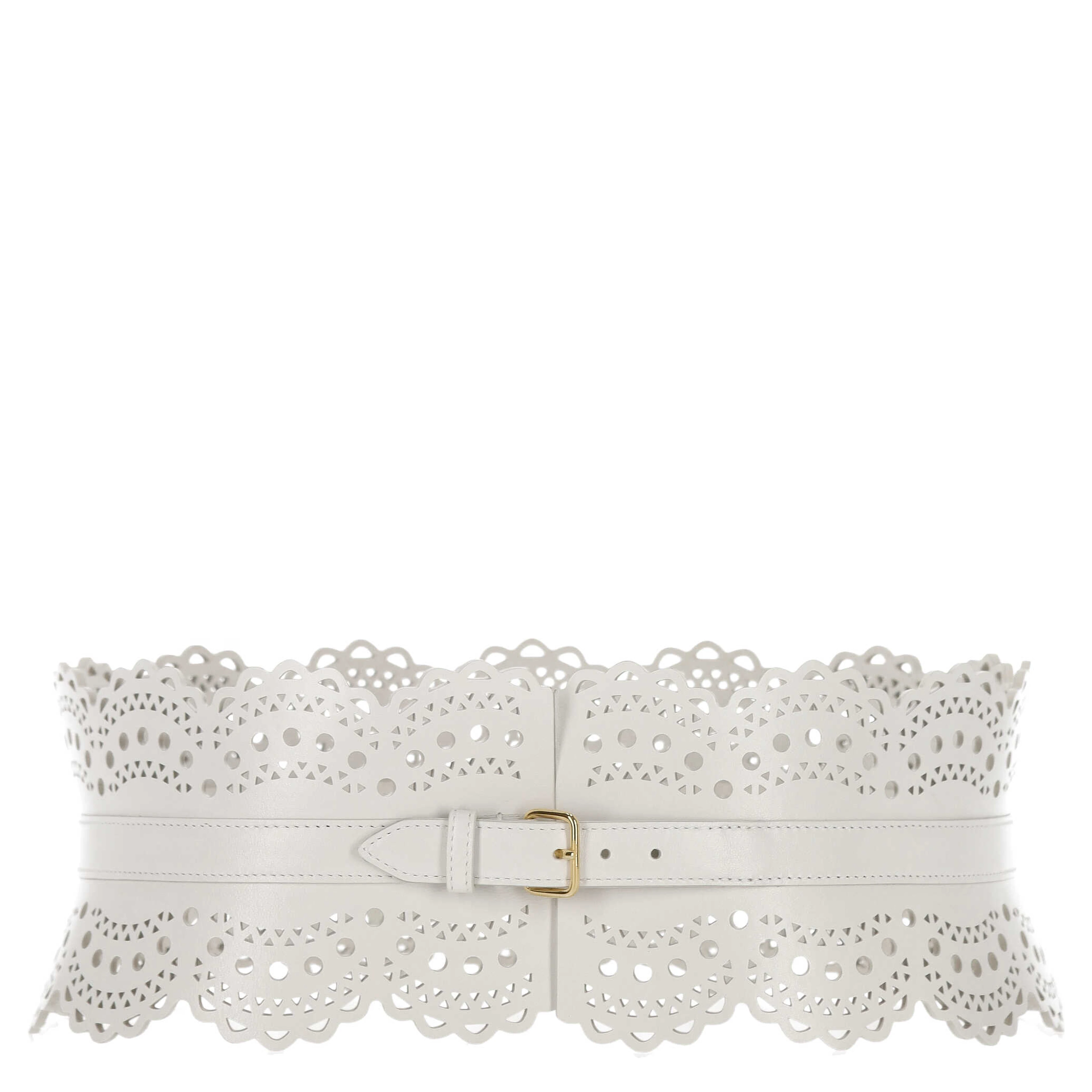 Alaia Belts White/ Casse