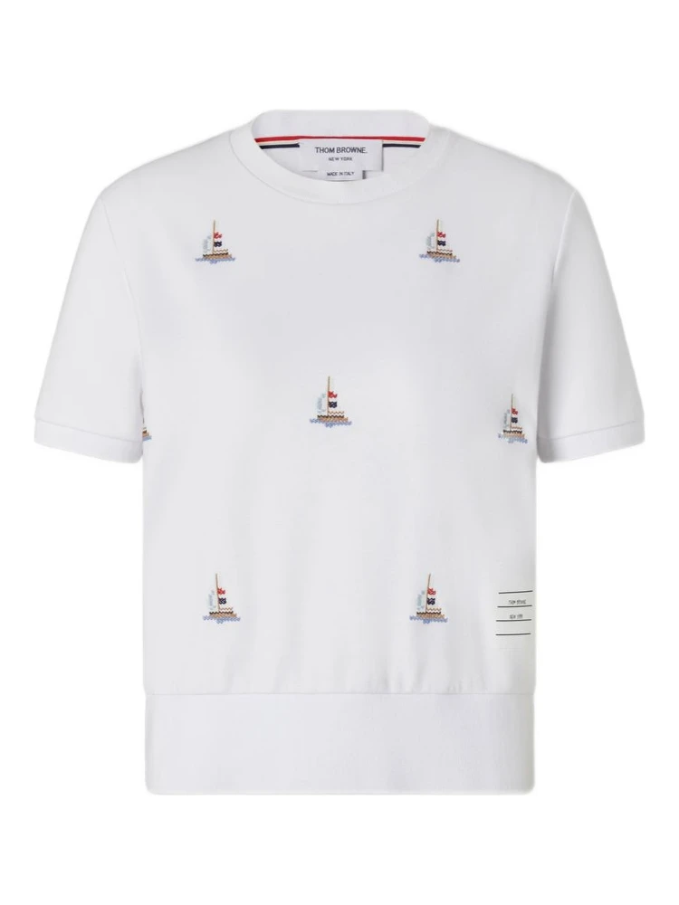 Thom Browne T-shirts and Polos White