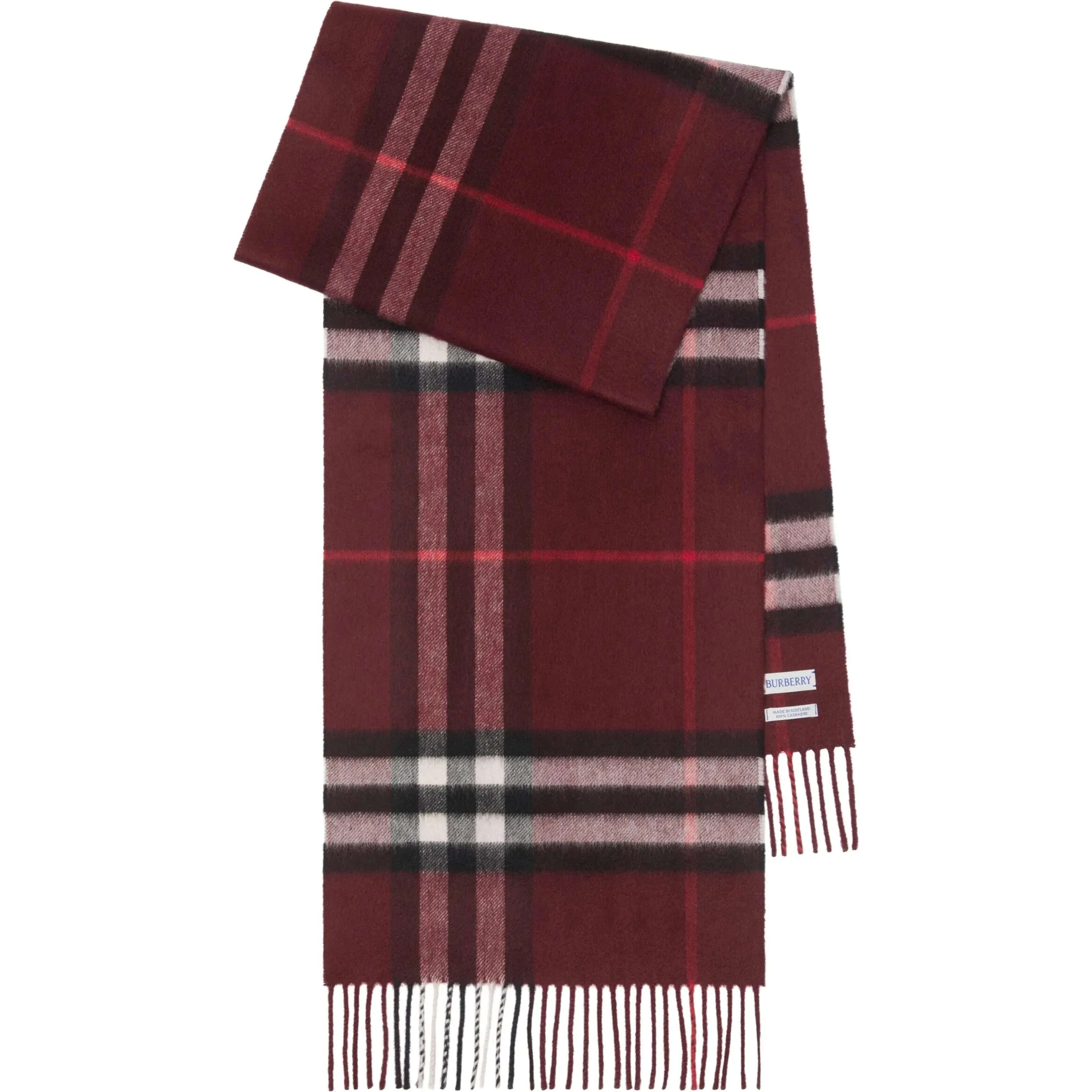 Burberry Scarfs Oxblood red