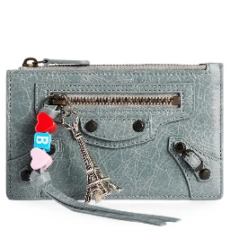 Balenciaga Wallets Blue grey