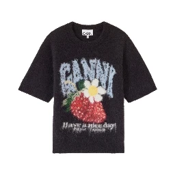 GANNI T-shirts and Polos Black