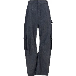 Balenciaga Trousers Dark Navy